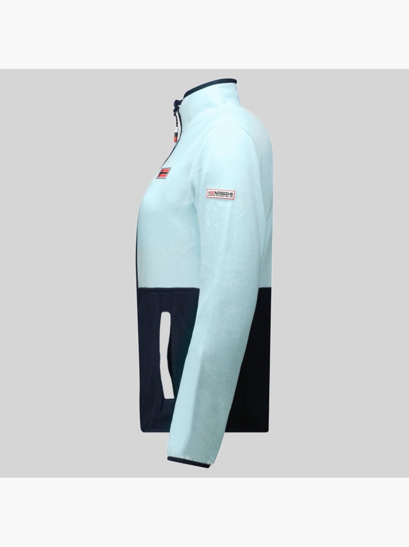 Giacca in pile touki fz – geographical norway Blu cielo - Kiabi