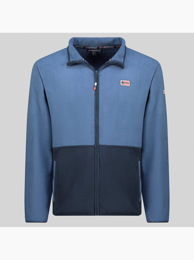 Giacca in pile touki fz – geographical norway Blu denim - Kiabi