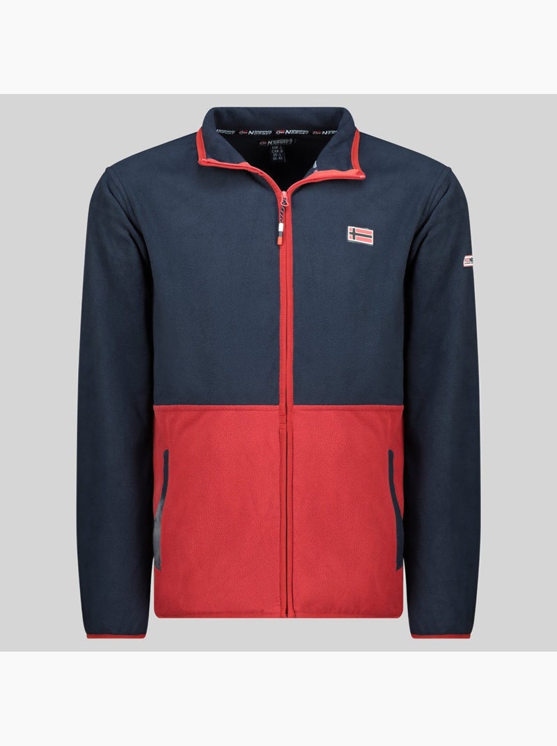 Giacca in pile touki fz – geographical norway Blu marino - Kiabi