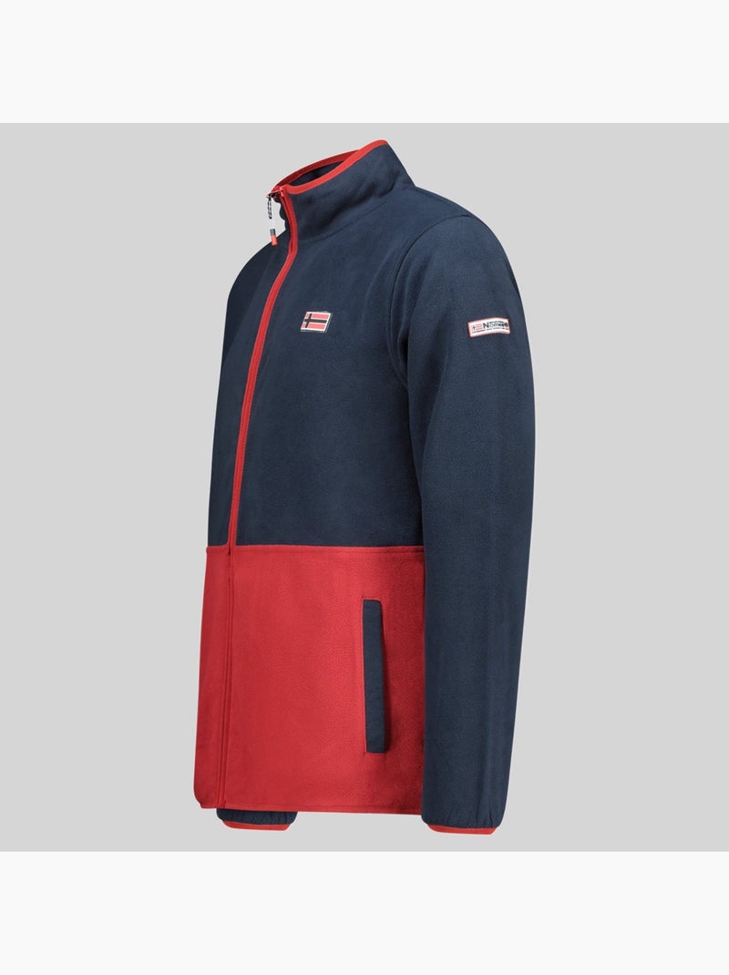 Giacca in pile touki fz – geographical norway Blu marino - Kiabi