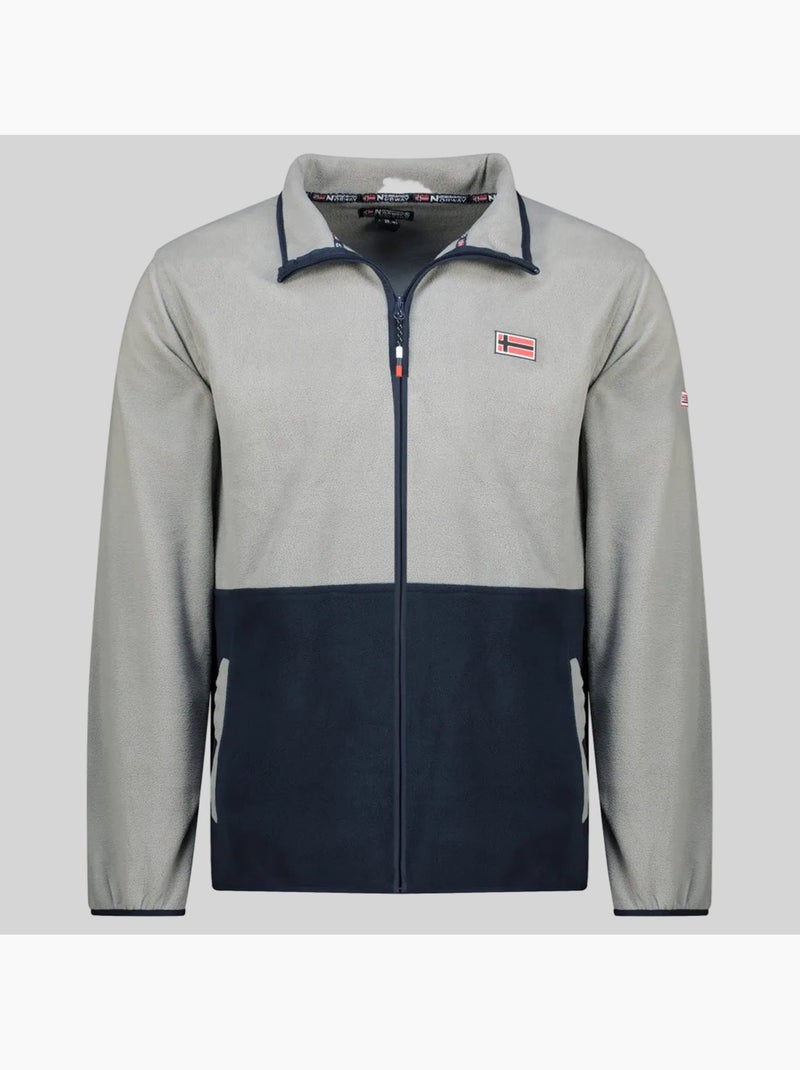 Giacca in pile touki fz – geographical norway Grigio chiaro - Kiabi