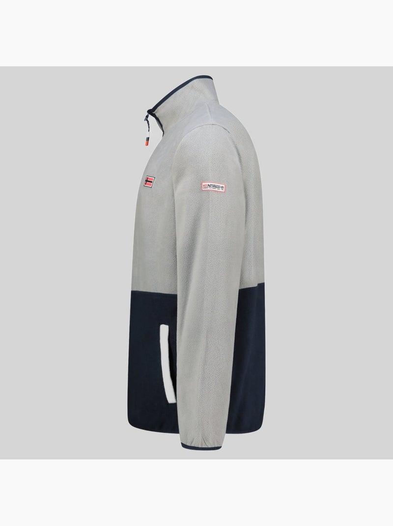 Giacca in pile touki fz – geographical norway Grigio chiaro - Kiabi