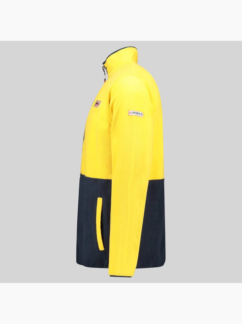 Giacca in pile touki fz – geographical norway Senape - Kiabi