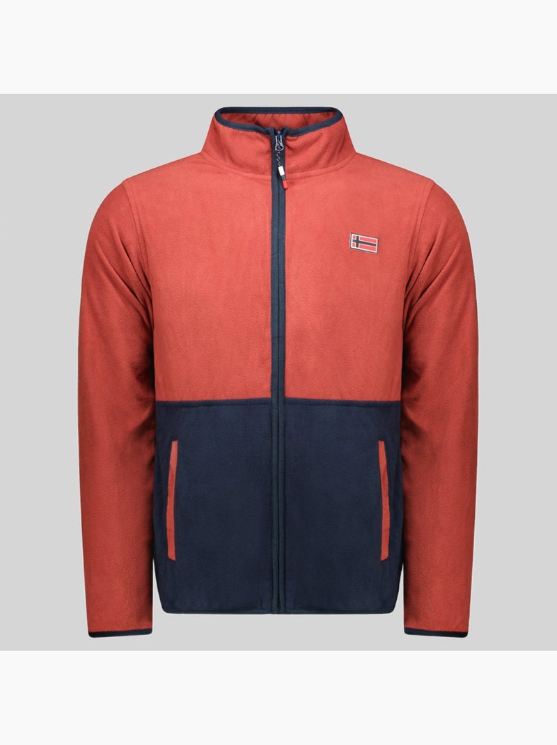 Giacca in pile touki fz – geographical norway Terracotta - Kiabi