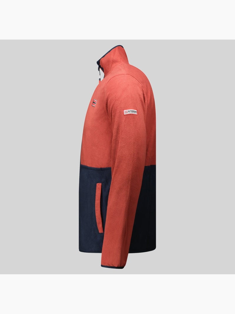 Giacca in pile touki fz – geographical norway Terracotta - Kiabi