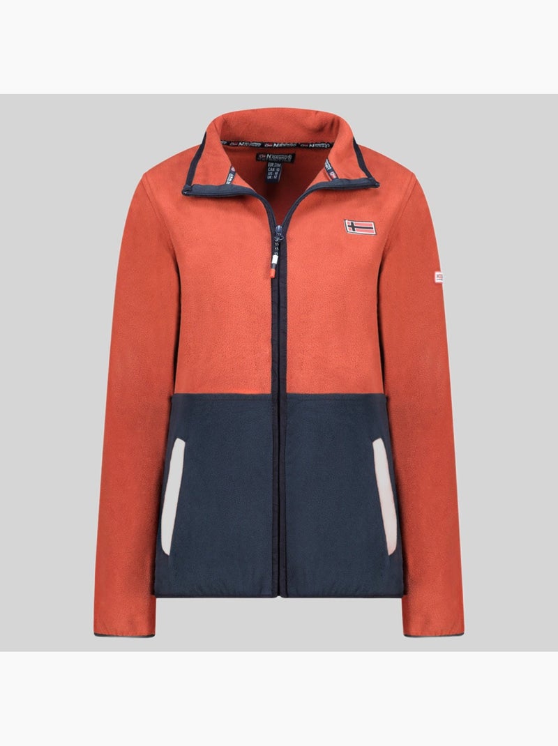 Giacca in pile touki fz – geographical norway Terracotta - Kiabi