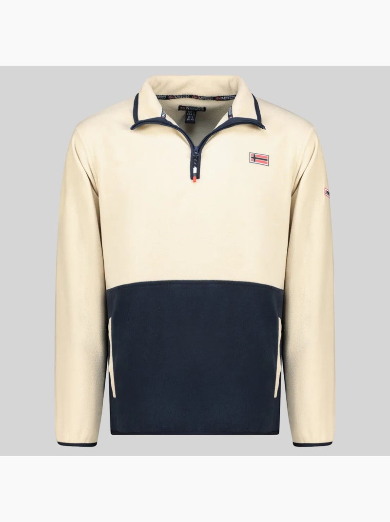 Giacca in pile touki hz – geographical norway Bianco sporco - Kiabi