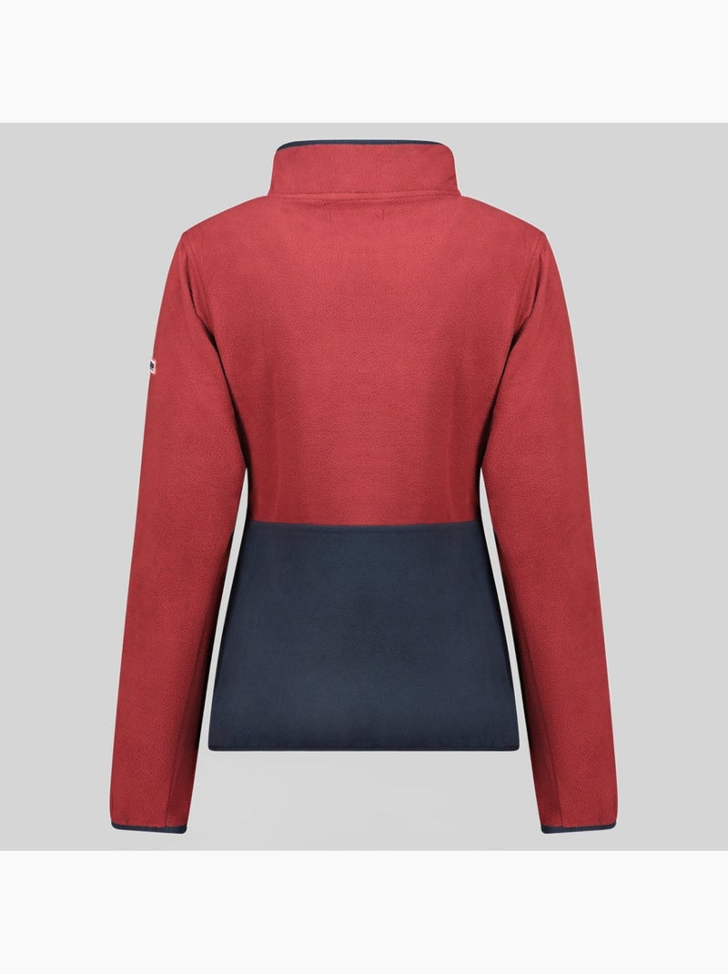 Giacca in pile touki hz – geographical norway Bordeaux - Kiabi