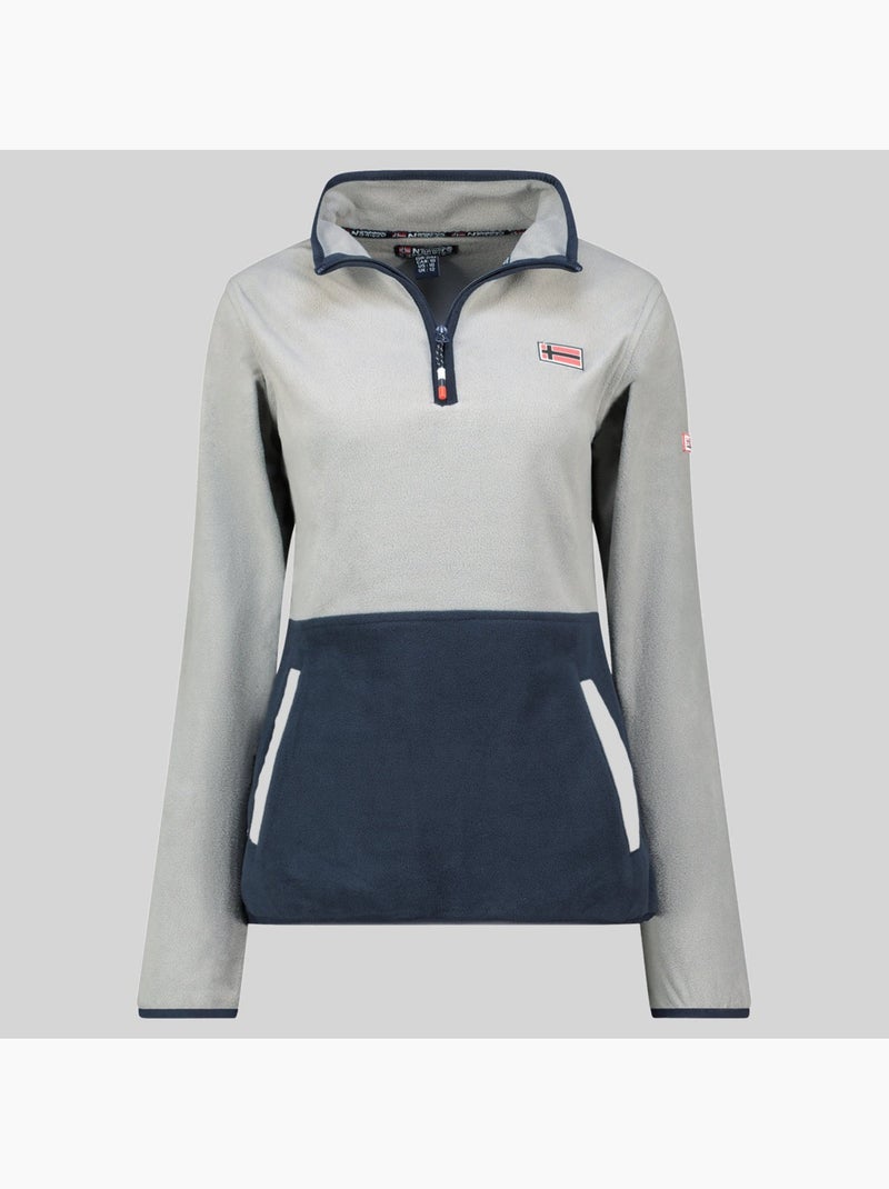 Giacca in pile touki hz – geographical norway Grigio chiaro - Kiabi