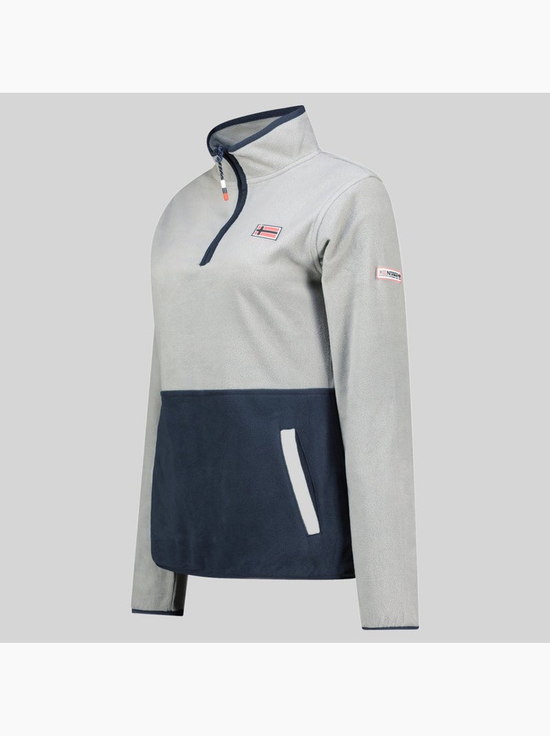 Giacca in pile touki hz – geographical norway Grigio chiaro - Kiabi
