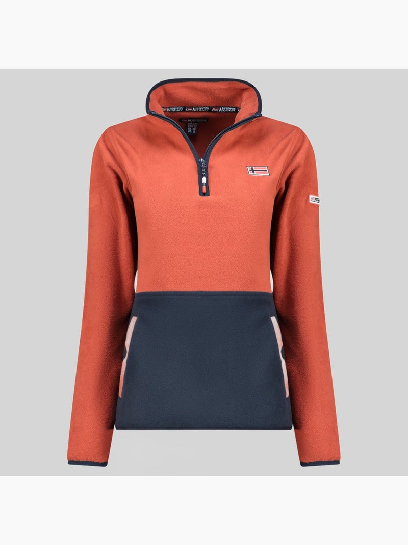 Giacca in pile touki hz – geographical norway Terracotta - Kiabi
