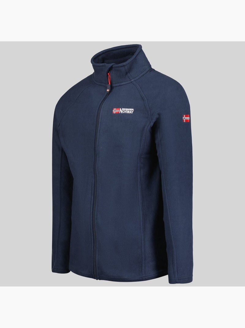 Giacca in pile tug fz – geographical norway Blu marino - Kiabi