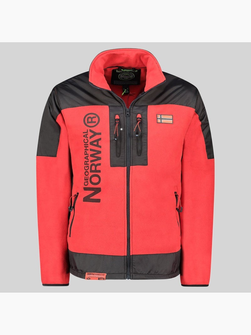 Giacca in pile tulene – geographical norway Rosso - Kiabi