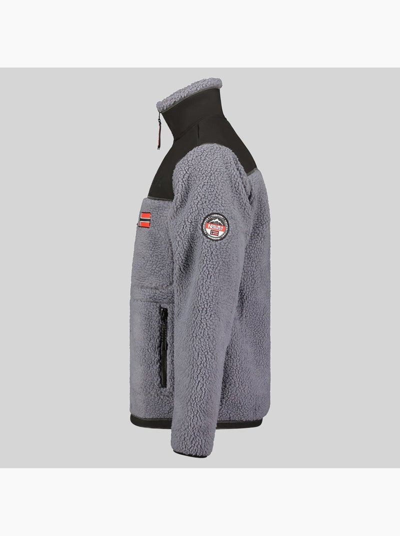Giacca in pile tuvalu – geographical norway Blu marino - Kiabi
