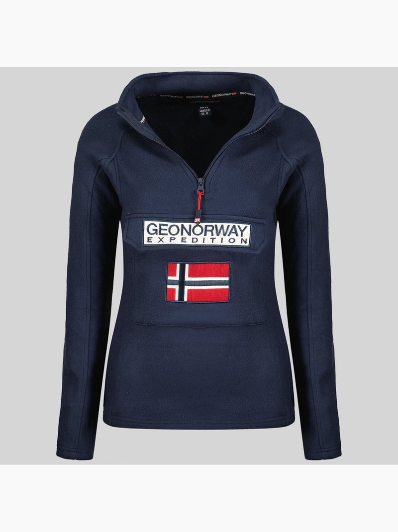 Giacca in pile tymclass hz – geographical norway Blu marino - Kiabi