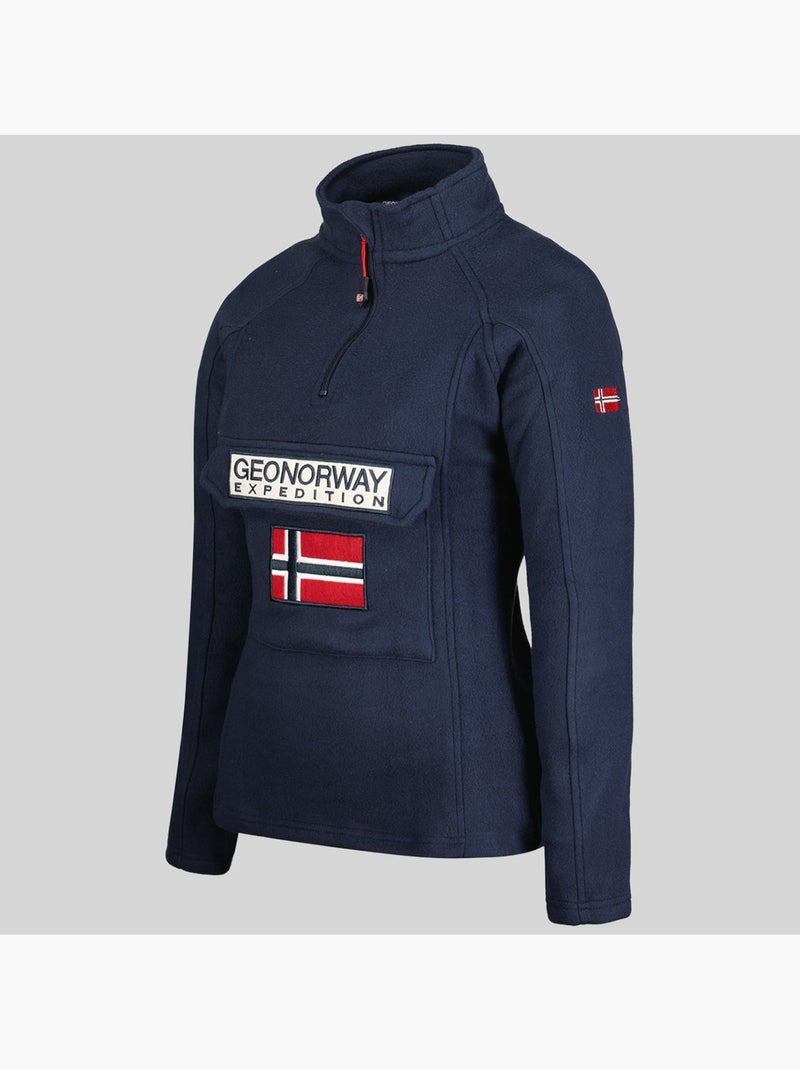 Giacca in pile tymclass hz – geographical norway Blu marino - Kiabi