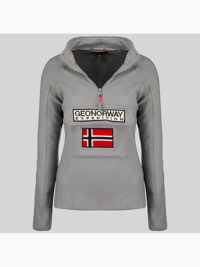 Giacca in pile tymclass hz – geographical norway Grigio chiaro - Kiabi