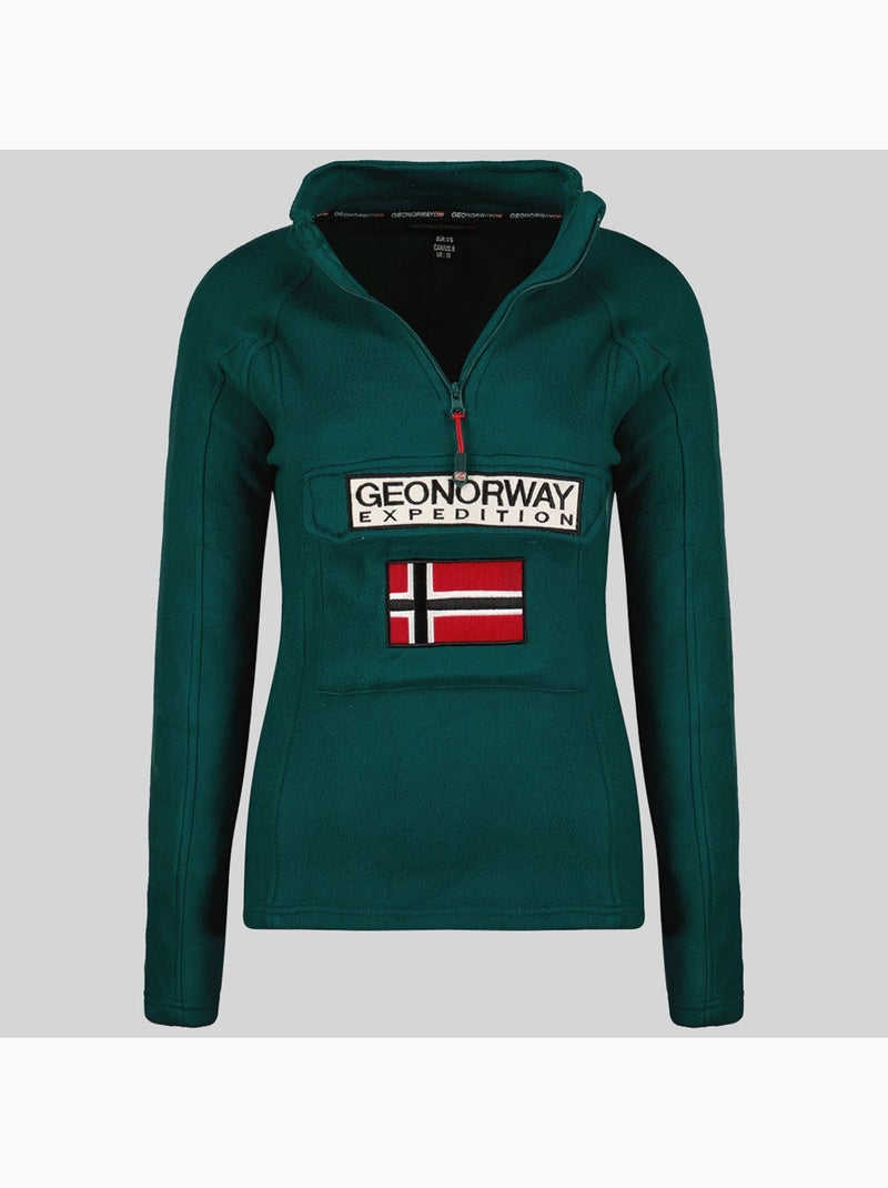 Giacca in pile tymclass hz – geographical norway Verde scuro - Kiabi
