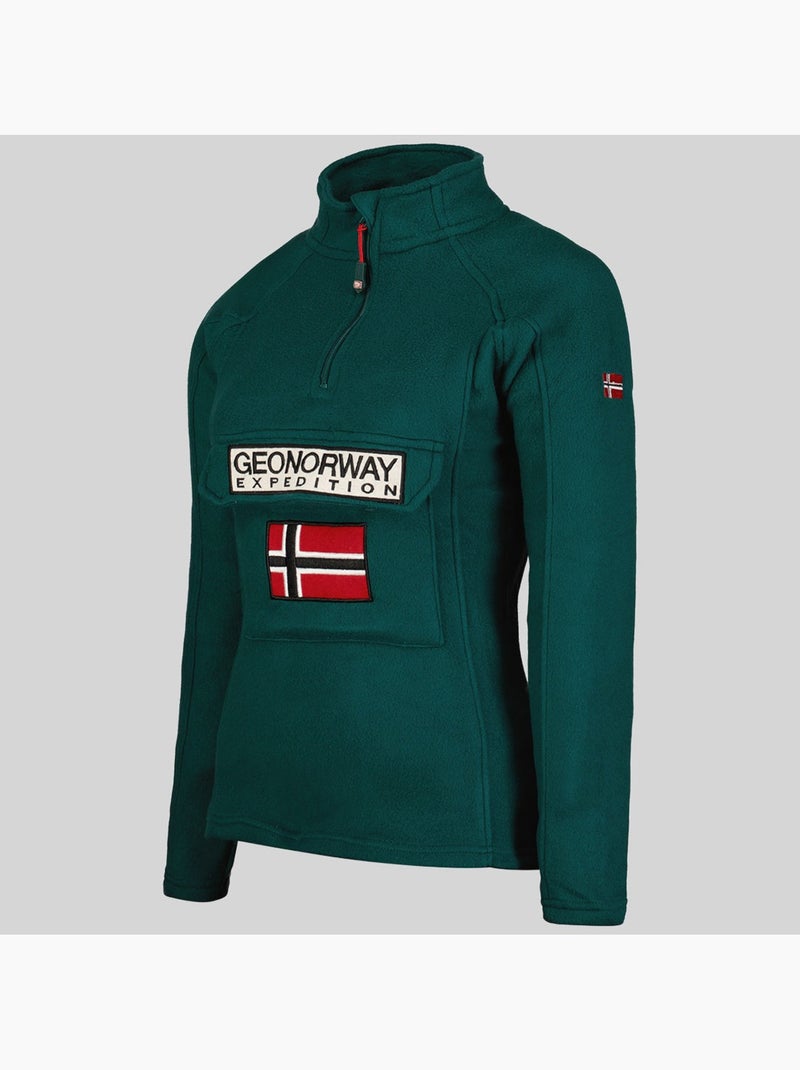 Giacca in pile tymclass hz – geographical norway Verde scuro - Kiabi