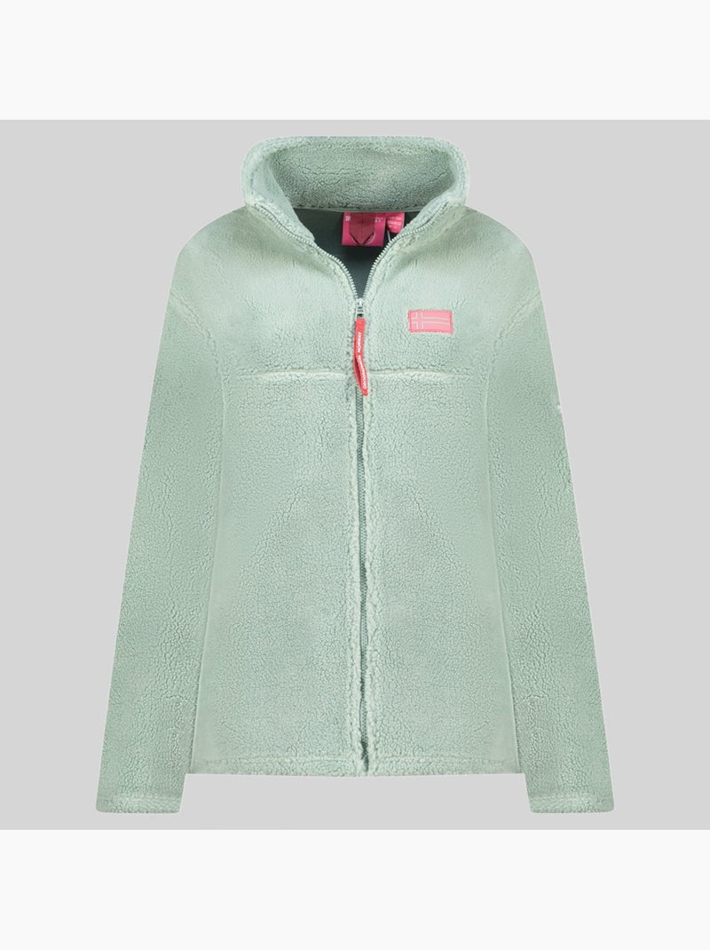 Giacca in pile udolce – geographical norway Verde pastello - Kiabi