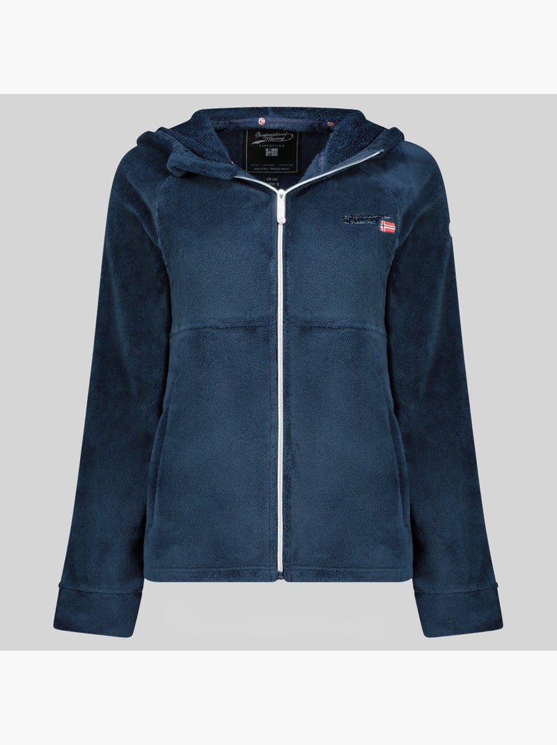Giacca in pile uliota – geographical norway Blu marino - Kiabi