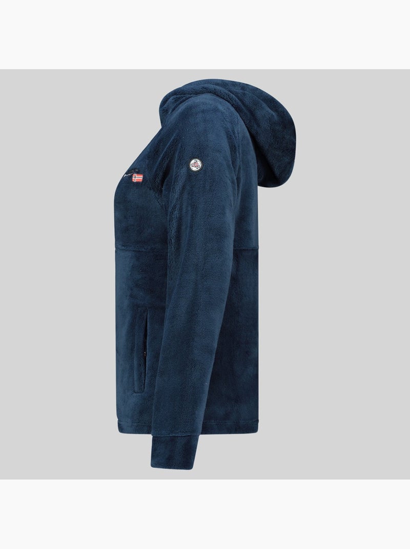 Giacca in pile uliota – geographical norway Blu marino - Kiabi