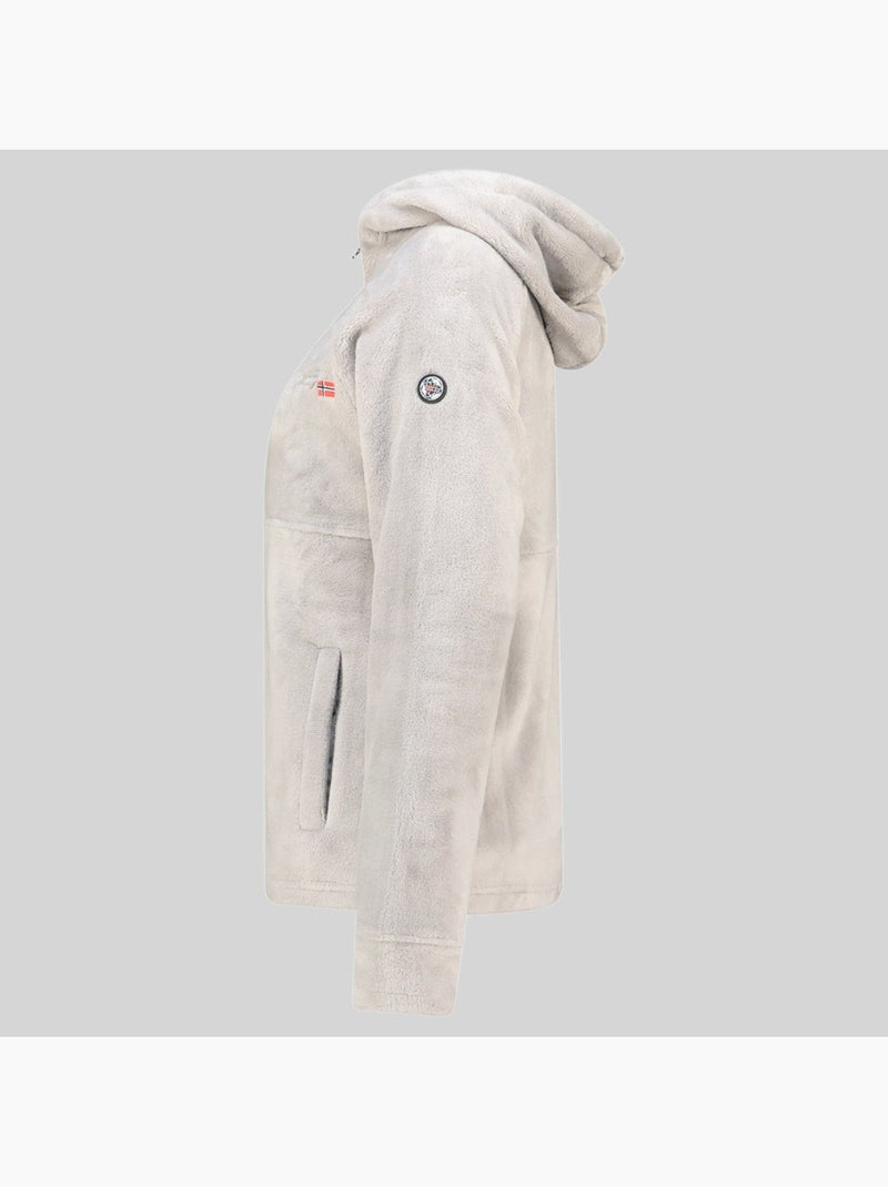 Giacca in pile uliota – geographical norway Grigio chiaro - Kiabi