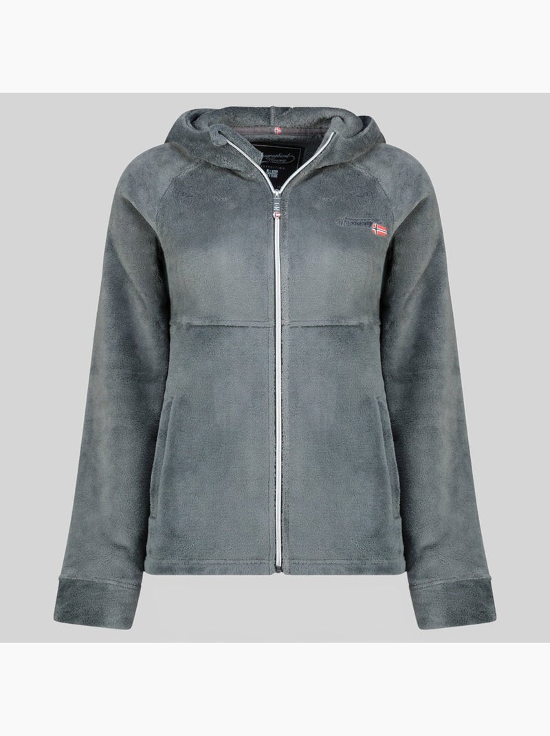 Giacca in pile uliota – geographical norway Grigio scuro - Kiabi