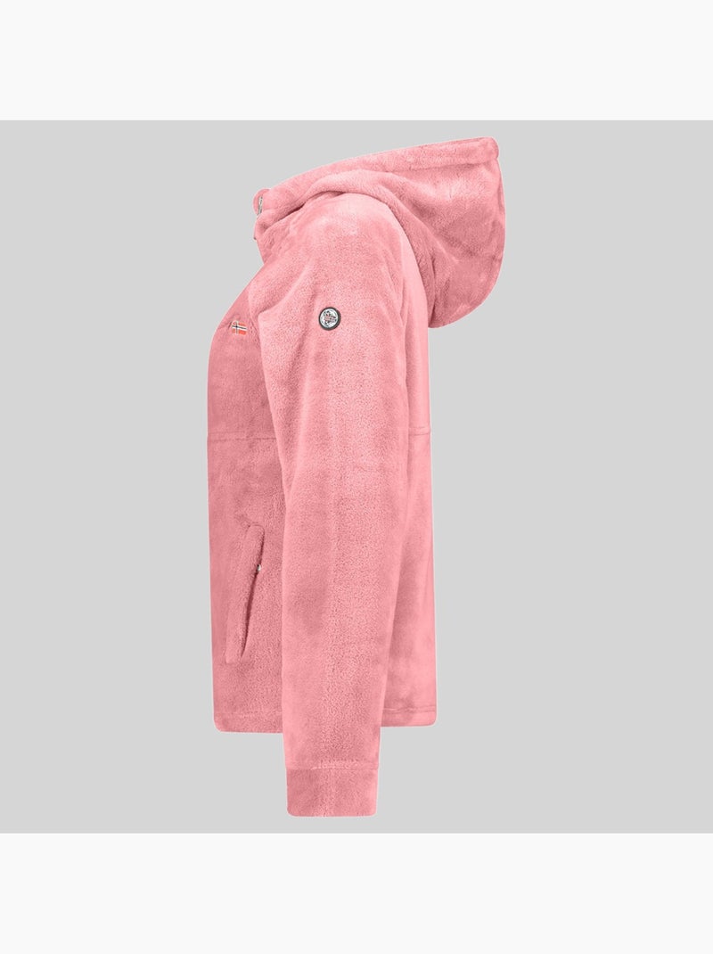 Giacca in pile uliota – geographical norway Rosa pallido - Kiabi