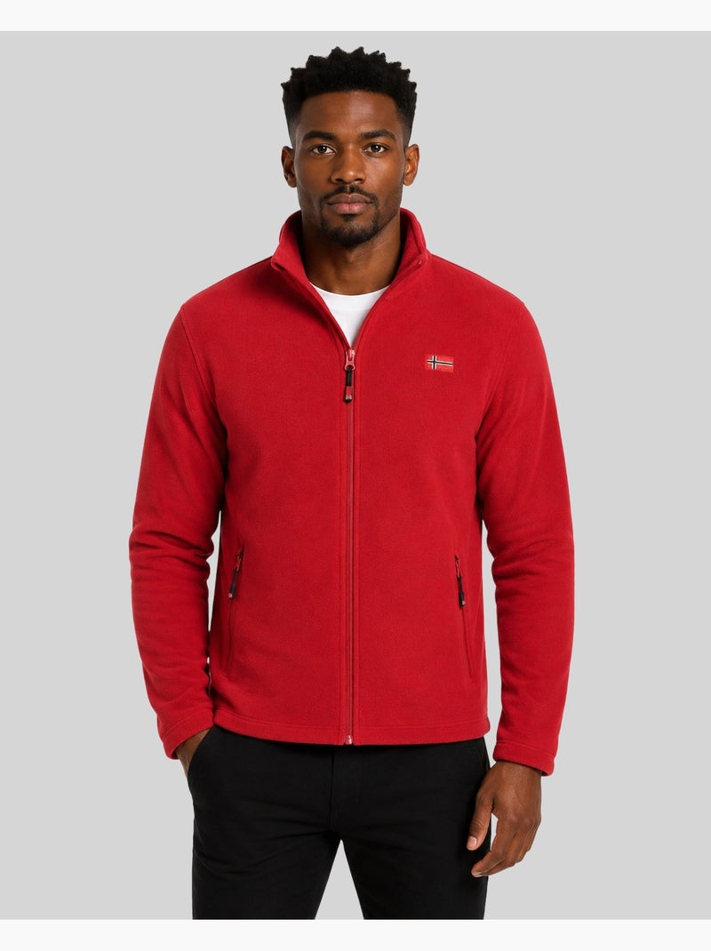 Giacca in pile ulysse fz – geographical norway Rosso - Kiabi