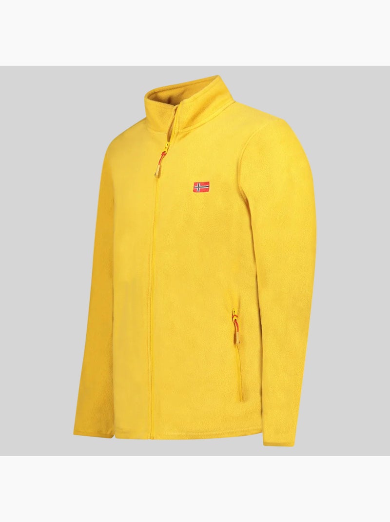 Giacca in pile ulysse fz – geographical norway Senape - Kiabi