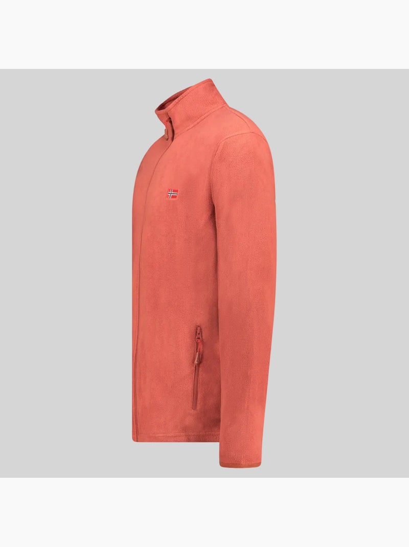 Giacca in pile ulysse fz – geographical norway Terracotta - Kiabi