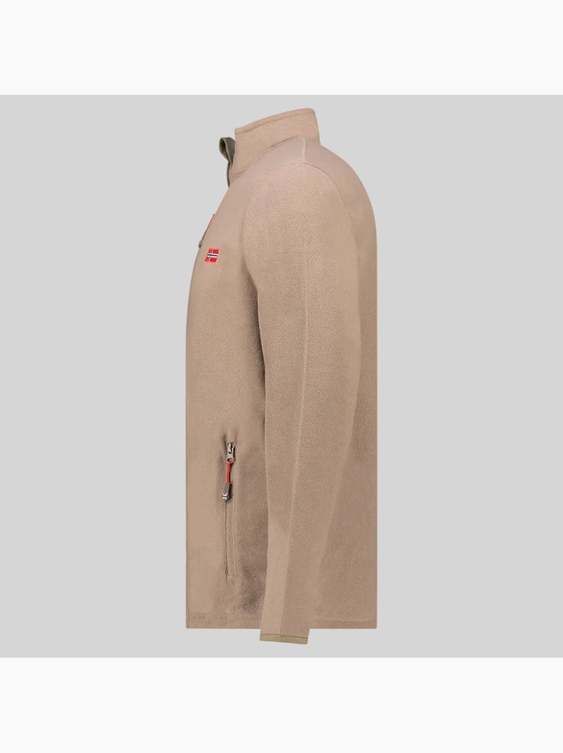 Giacca in pile ulysse fz – geographical norway Tortora - Kiabi