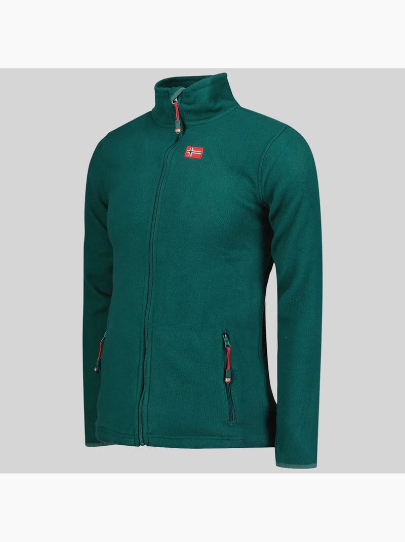 Giacca in pile ulysse fz – geographical norway Verde scuro - Kiabi