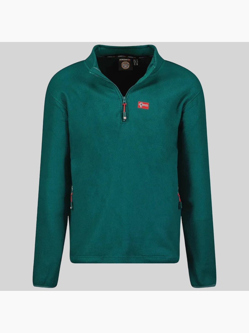 Giacca in pile ulysse hz – geographical norway Verde scuro - Kiabi