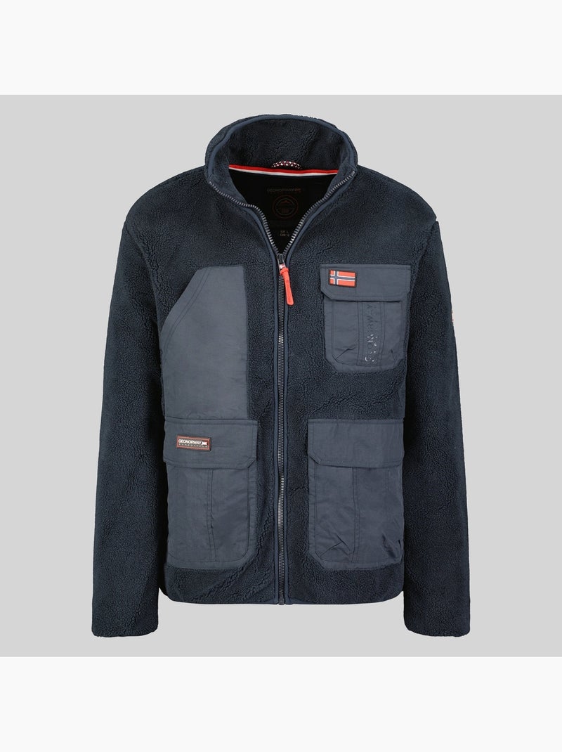 Giacca in pile umare – geographical norway Blu marino - Kiabi