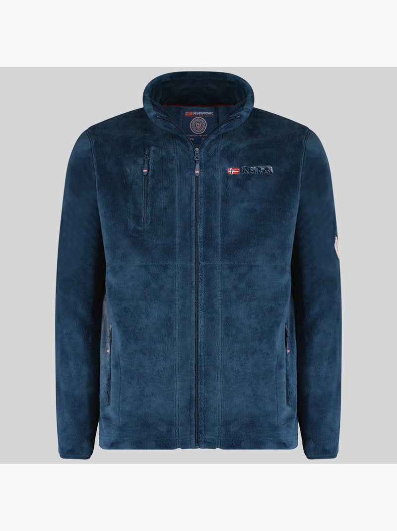 Giacca in pile upload – geographical norway Blu marino - Kiabi