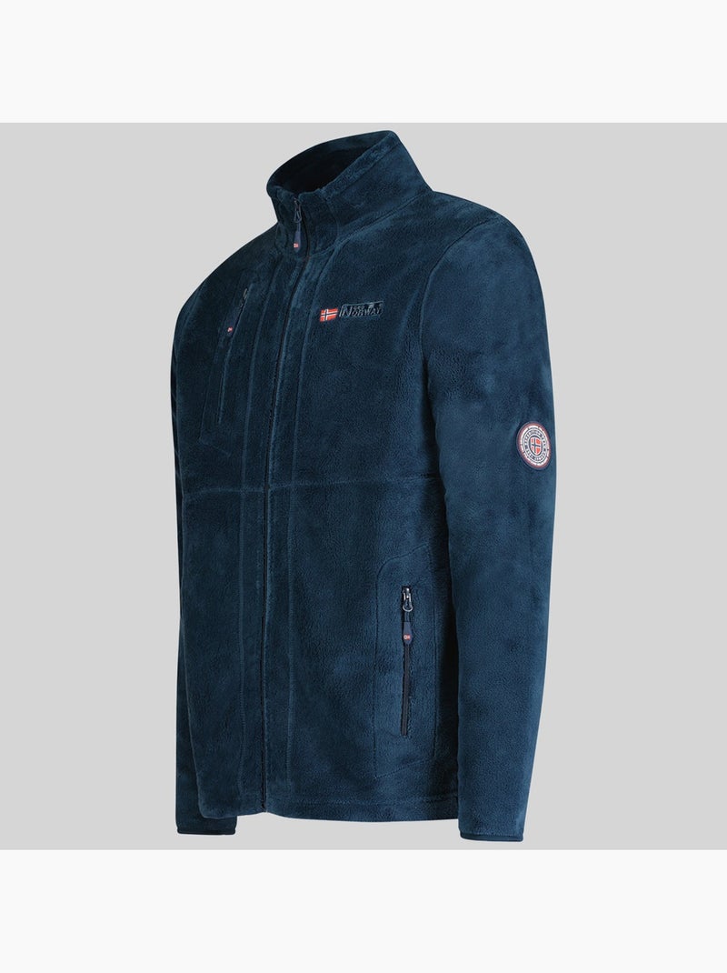 Giacca in pile upload – geographical norway Blu marino - Kiabi