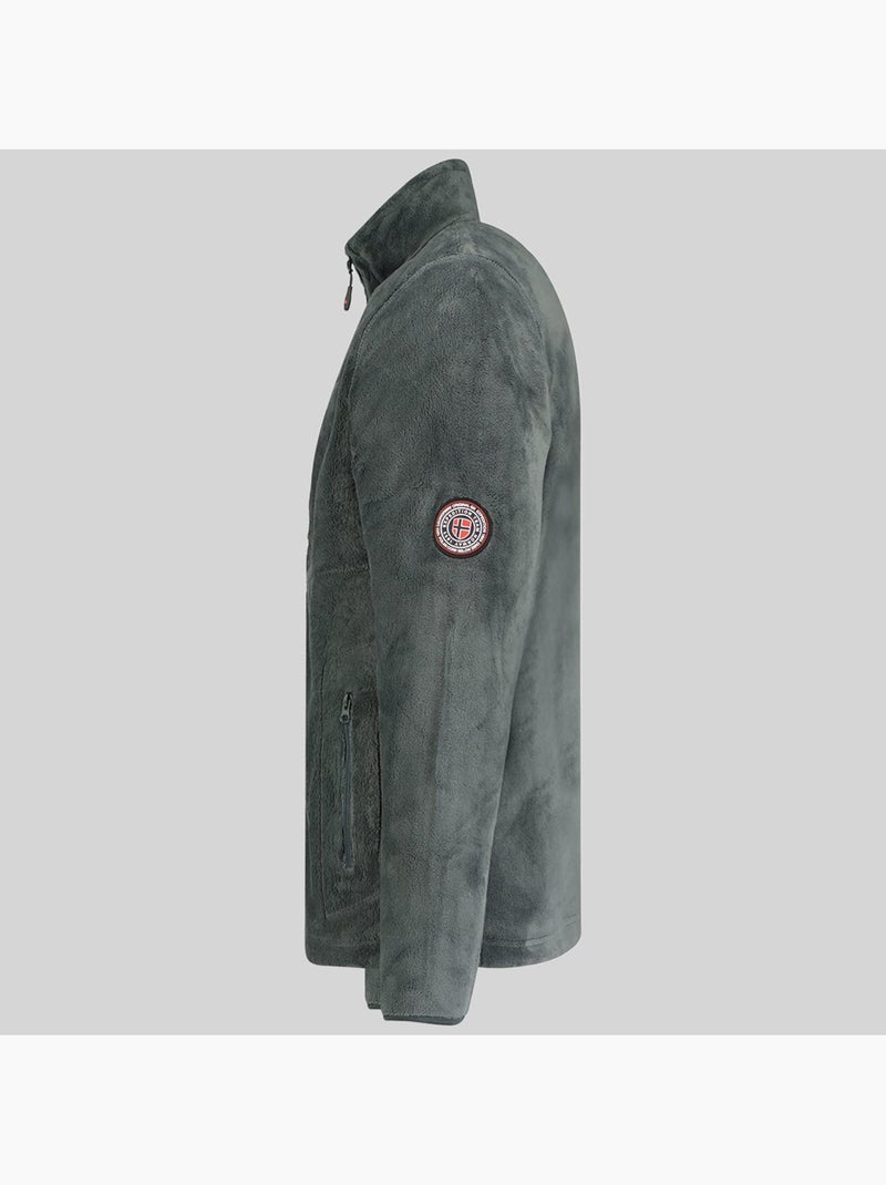Giacca in pile upload – geographical norway Grigio scuro - Kiabi