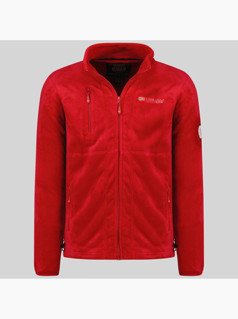Giacca in pile upload – geographical norway Rosso - Kiabi