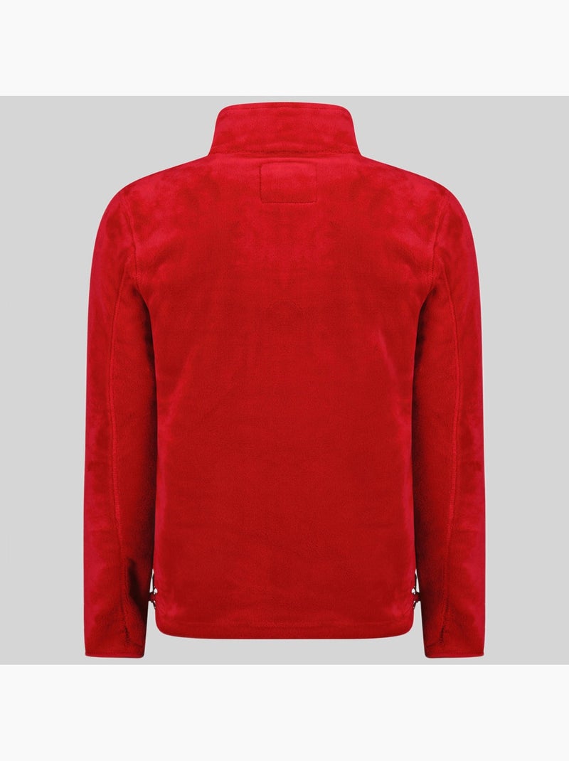 Giacca in pile upload – geographical norway Rosso - Kiabi