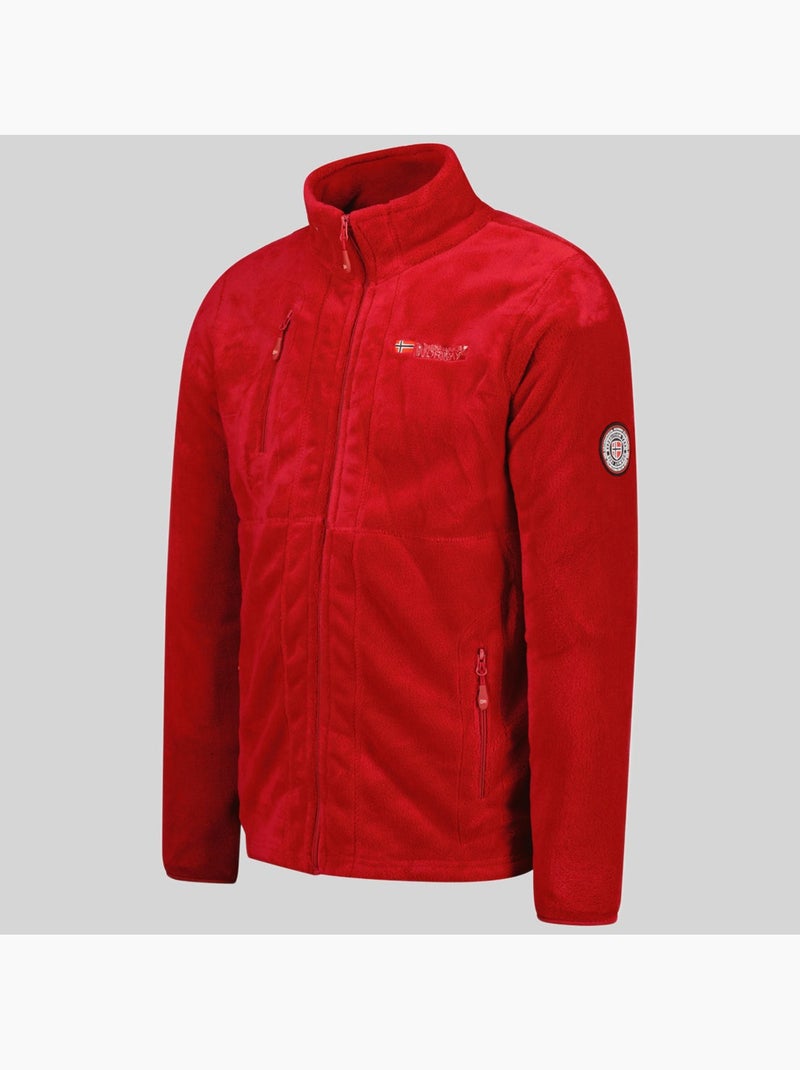 Giacca in pile upload – geographical norway Rosso - Kiabi