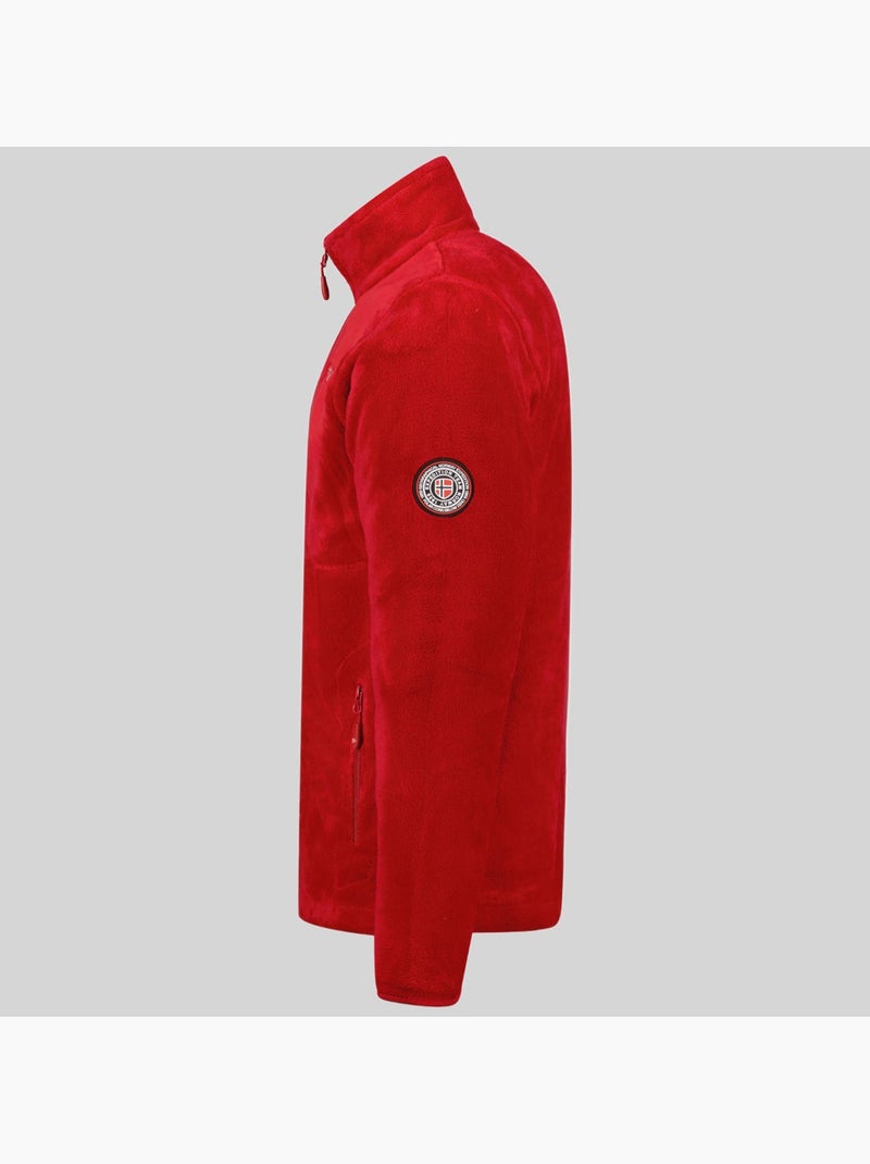 Giacca in pile upload – geographical norway Rosso - Kiabi