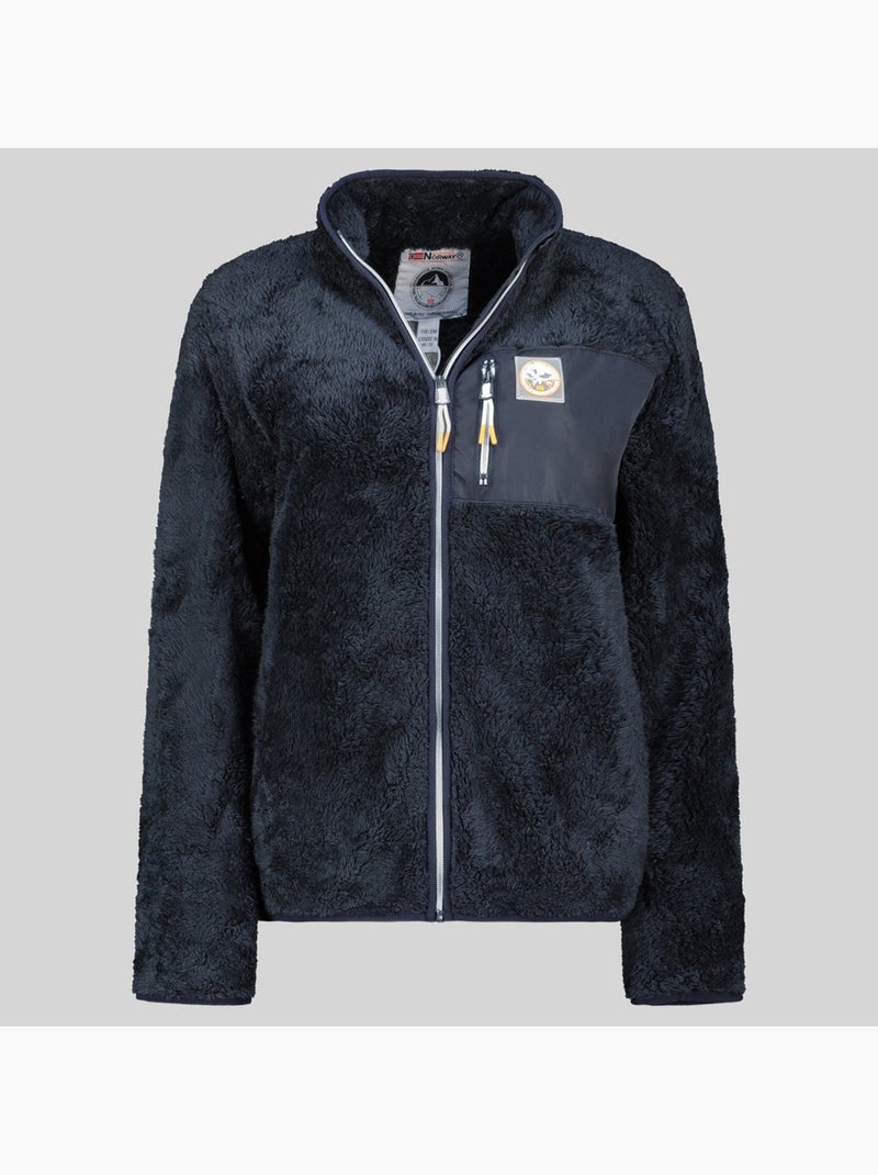 Giacca in pile uprecious – geographical norway Blu marino - Kiabi