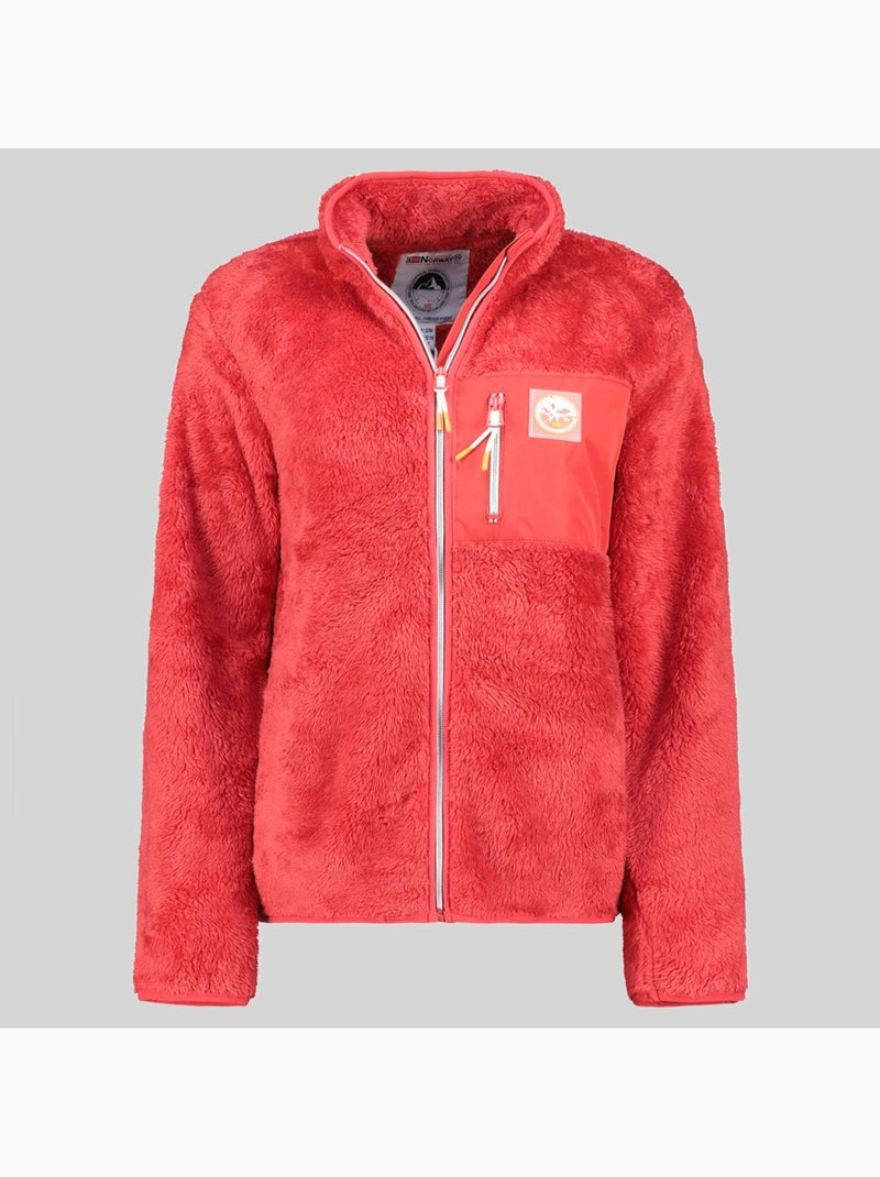 Giacca in pile uprecious – geographical norway Rosso - Kiabi