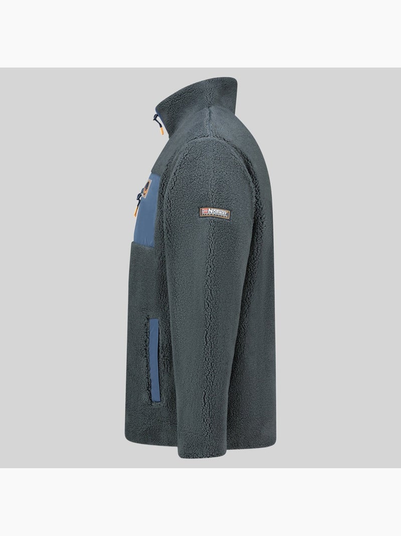 Giacca in pile urock – geographical norway Grigio scuro - Kiabi
