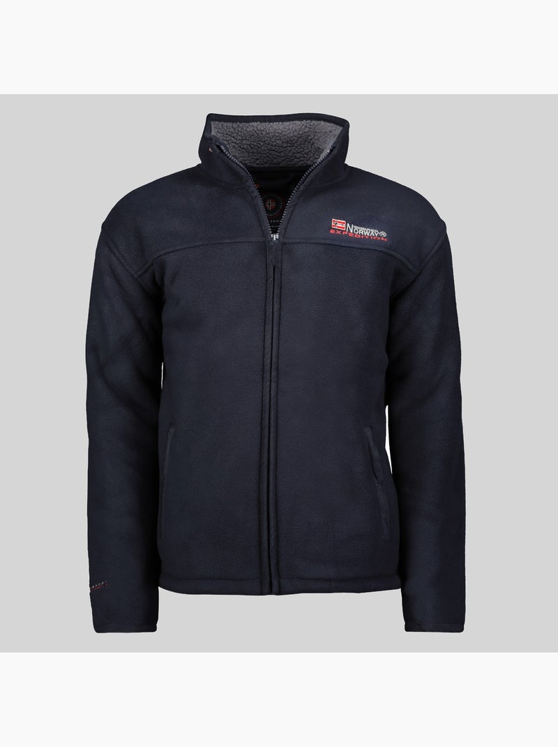Giacca in pile usine – geographical norway Blu marino - Kiabi