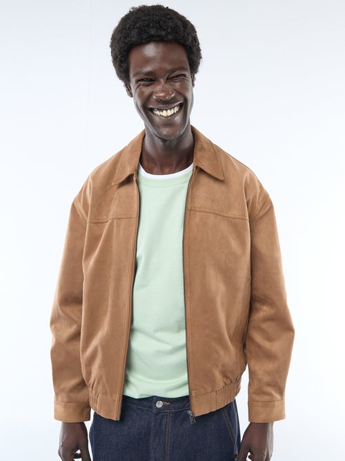 Giacca in simil suede - Kiabi