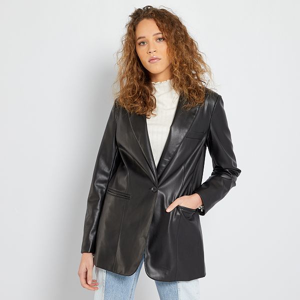 giacca donna similpelle