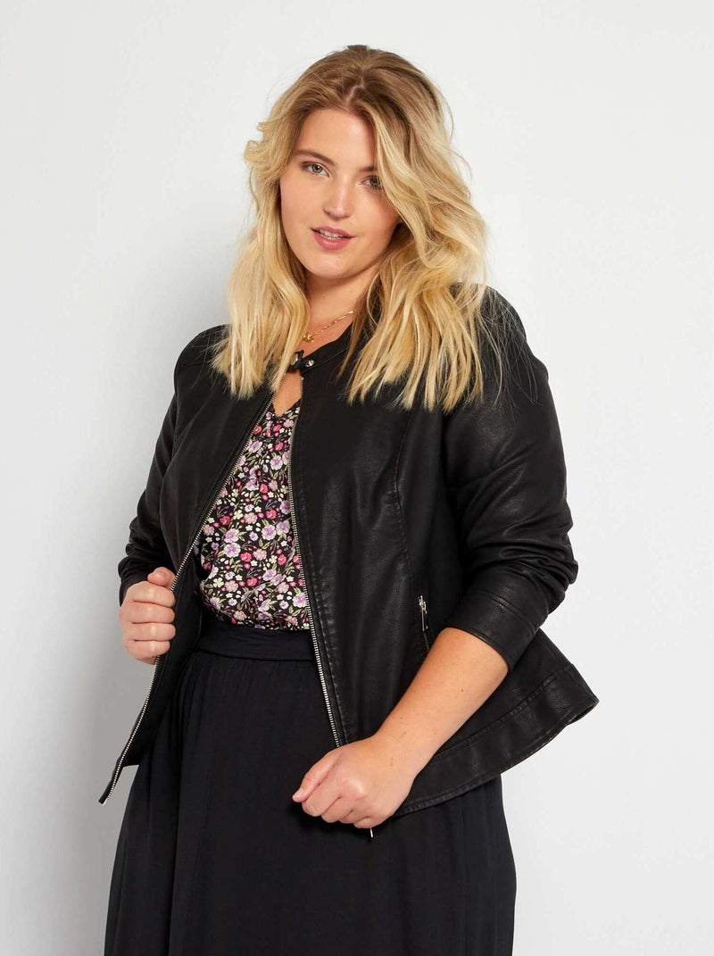 Jacket Kiabi Giacconi Donna Kiabi Giubbotti Donna In Ecopelle